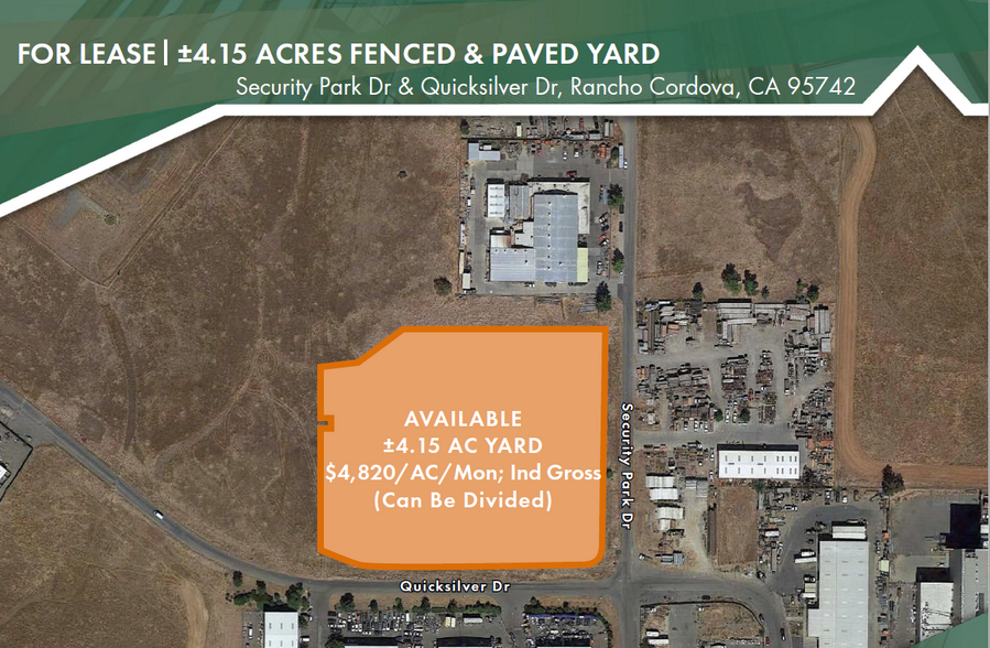 Security Park Dr, Rancho Cordova, CA for sale - Building Photo - Image 1 of 1