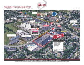 3050-3120 Woodman Dr, Dayton, OH - Aerial  map view