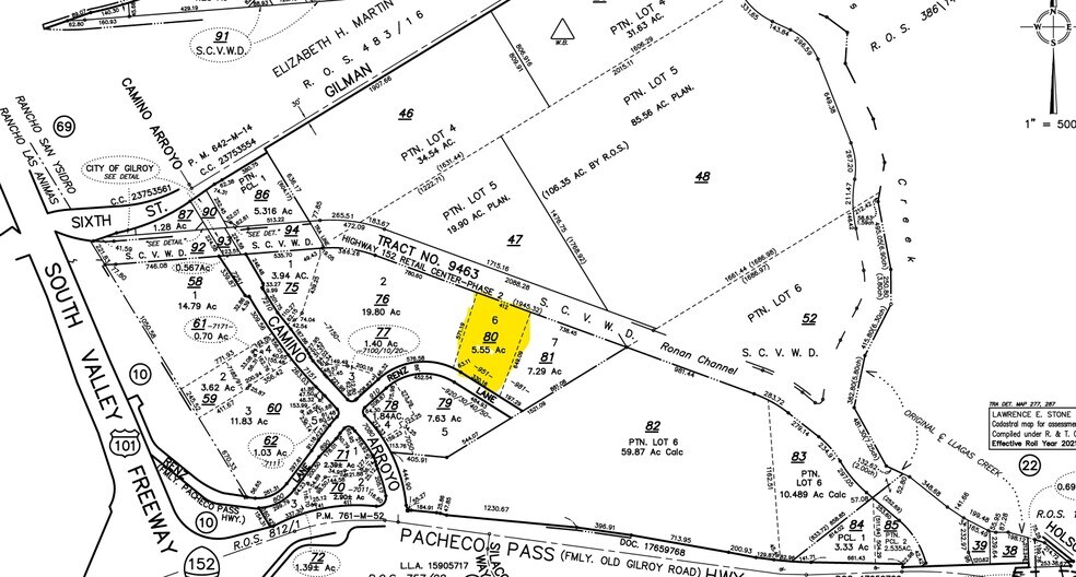 951 Renz Ln, Gilroy, CA for sale - Plat Map - Image 2 of 2