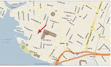 241 Granby St, Norfolk, VA - AERIAL map view