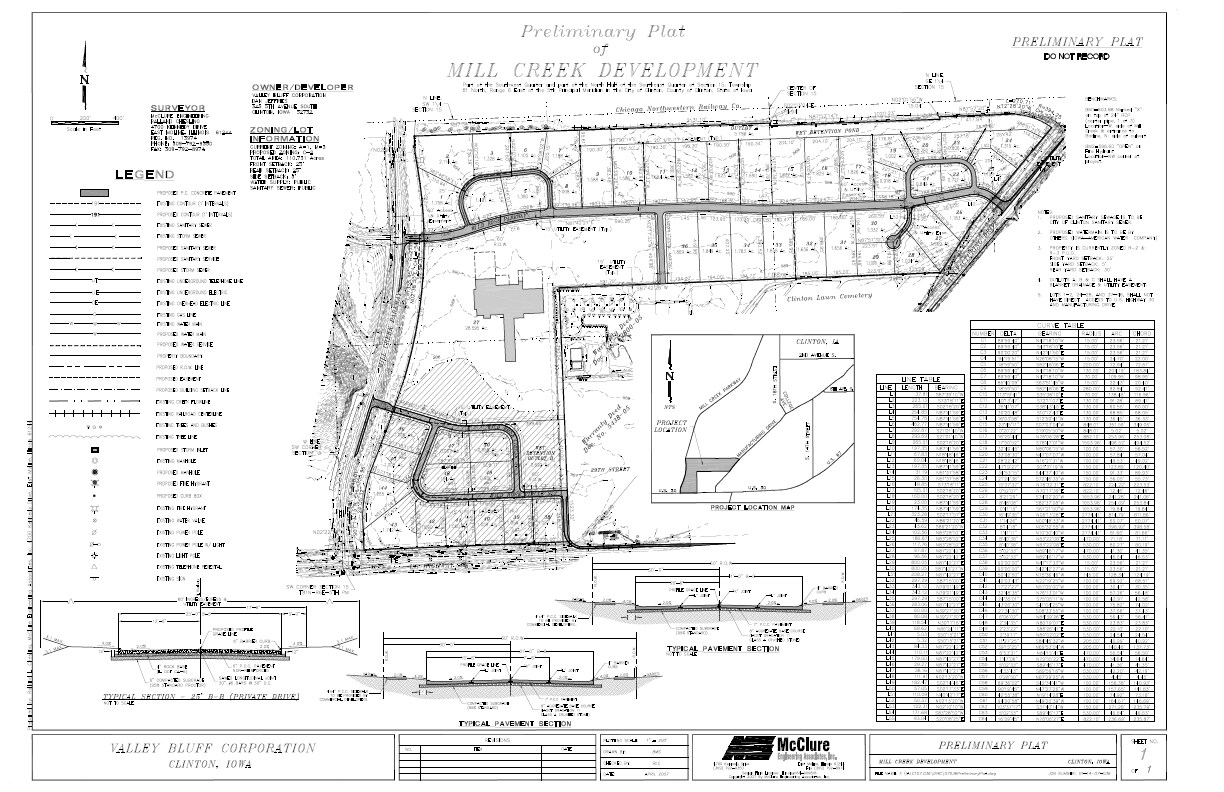2440 Lillian Way, Clinton, IA for sale Plat Map- Image 1 of 6
