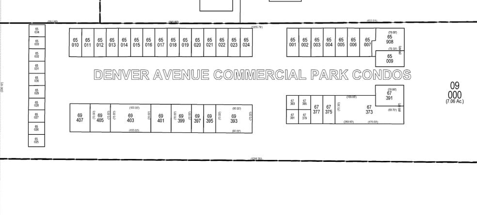 427-445 N Denver Ave, Loveland, CO for lease - Plat Map - Image 2 of 9