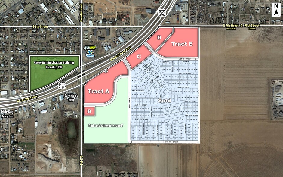 SEQ Marsha Sharp & Dowden Road, Wolfforth, TX à vendre - Photo du bâtiment - Image 2 de 3