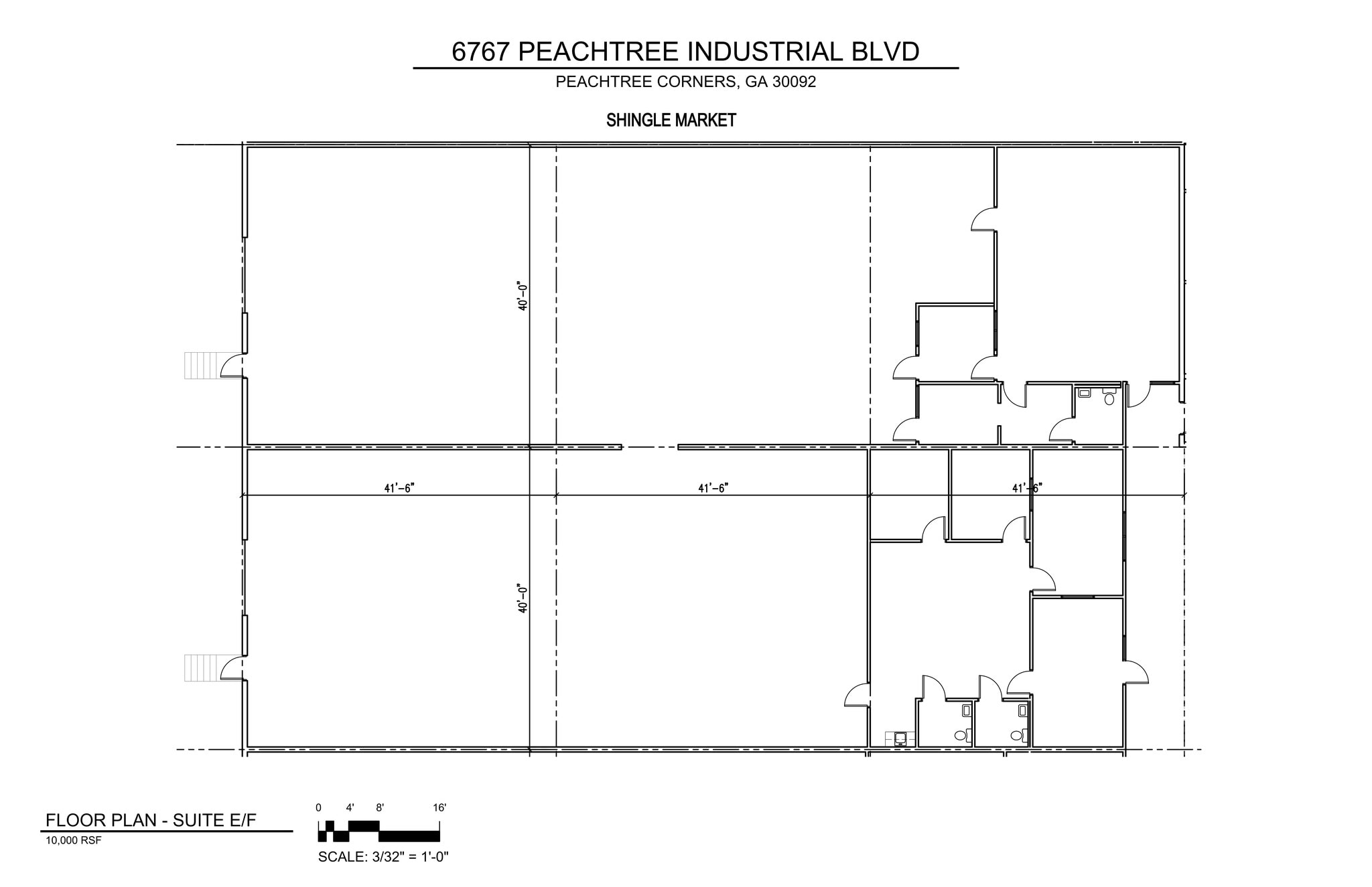 6690 Jones Mill Ct, Norcross, GA for lease Site Plan- Image 1 of 1