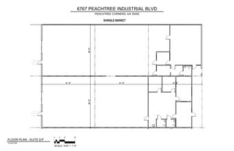 6690 Jones Mill Ct, Norcross, GA for lease Site Plan- Image 1 of 1