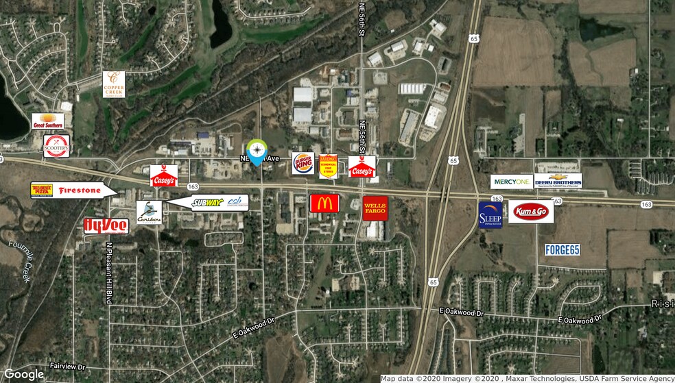 5295 E University Ave, Pleasant Hill, IA à vendre - Aérien - Image 2 de 2