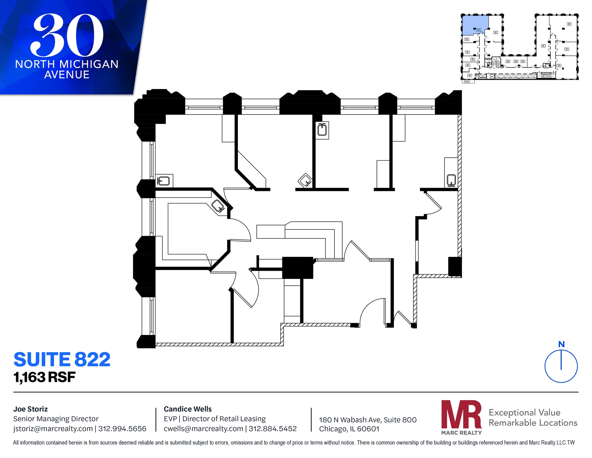 30 N Michigan Ave, Chicago, IL for lease Floor Plan- Image 1 of 10