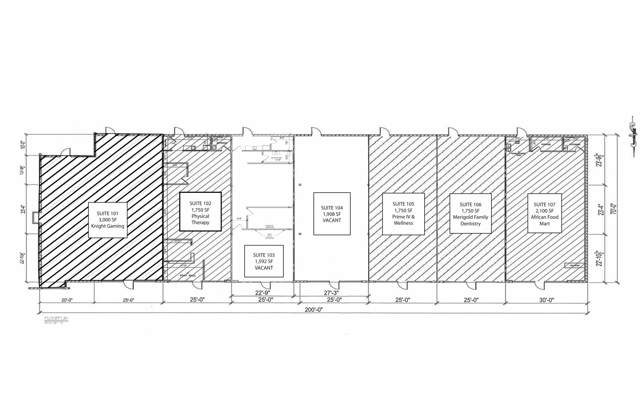 21211 FM 529 Rd, Cypress, TX à louer Plan d’étage- Image 1 de 1
