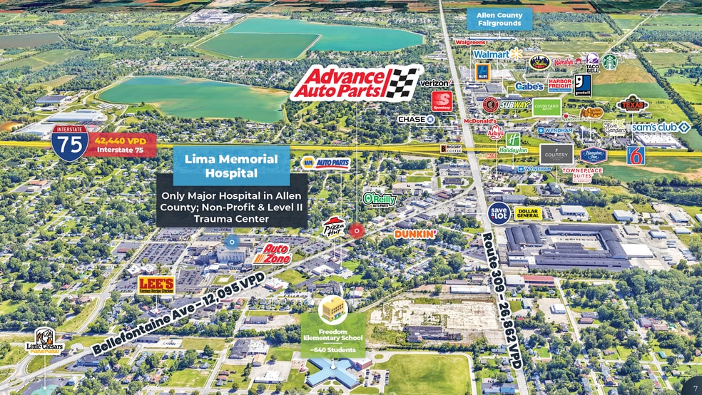 1133 Bellefontaine Ave, Lima, OH for sale - Building Photo - Image 2 of 2