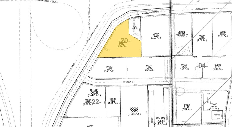 10070 Daniels Interstate Ct, Fort Myers, FL à vendre - Plan cadastral - Image 1 de 1