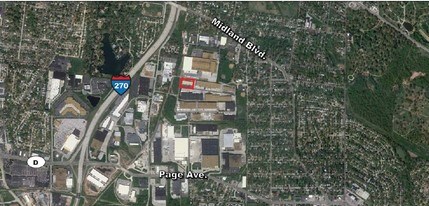 8503-8529 Mid County Industrial Dr, Vinita Park, MO - Aérien  Vue de la carte