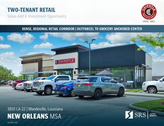 Plus de détails pour 3810 LA-22, Mandeville, LA - Commerce de détail à vendre