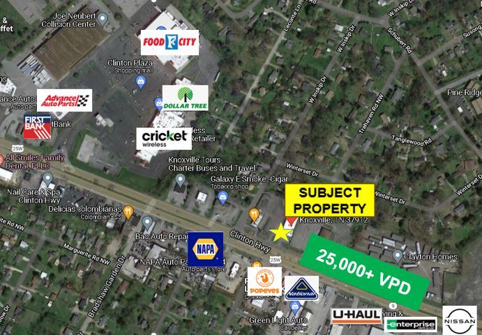 4804 Clinton Hwy, Knoxville, TN à louer - Photo du bâtiment - Image 1 de 8