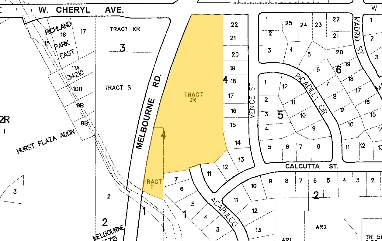 900-960 Melbourne Rd, Hurst, TX à louer Plan cadastral- Image 1 de 2