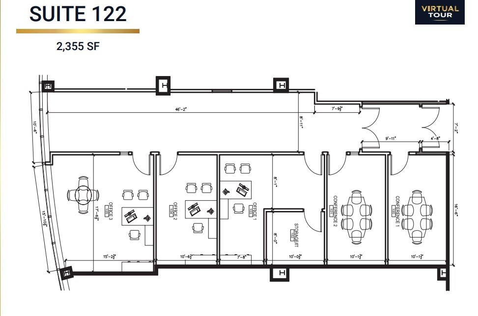 150 Motor Pkwy, Hauppauge, NY à louer Plan d  tage- Image 1 de 1