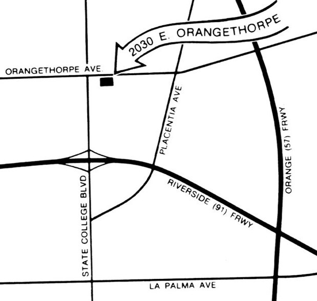 2030-2050 E Orangethorpe Ave, Anaheim, CA à louer - Photo du bâtiment - Image 2 de 5