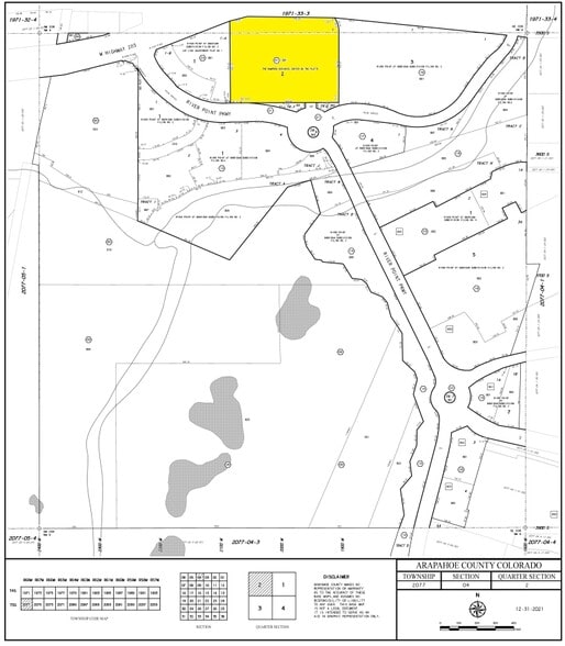 3535 S Platte River Dr, Sheridan, CO for lease - Plat Map - Image 2 of 6
