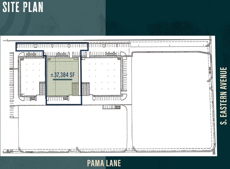 6713 S Eastern Ave, Las Vegas, NV à louer - Plan de site - Image 2 de 4