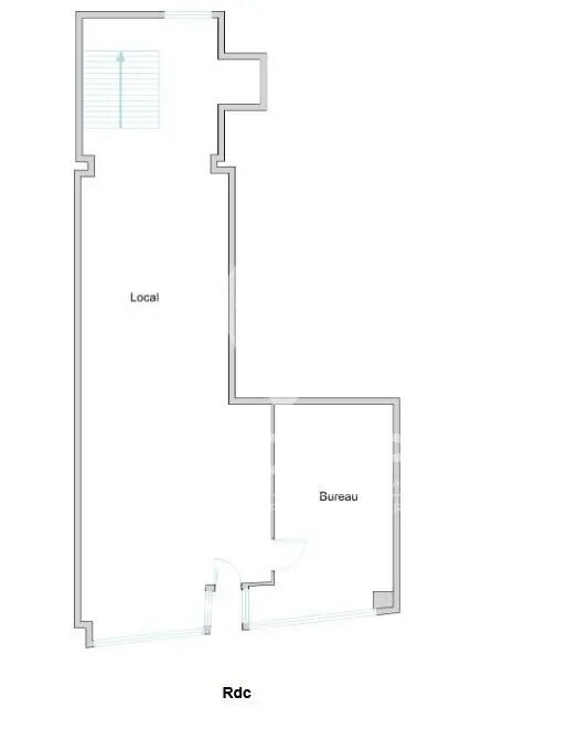 Retail in Paris for sale Floor Plan- Image 1 of 4