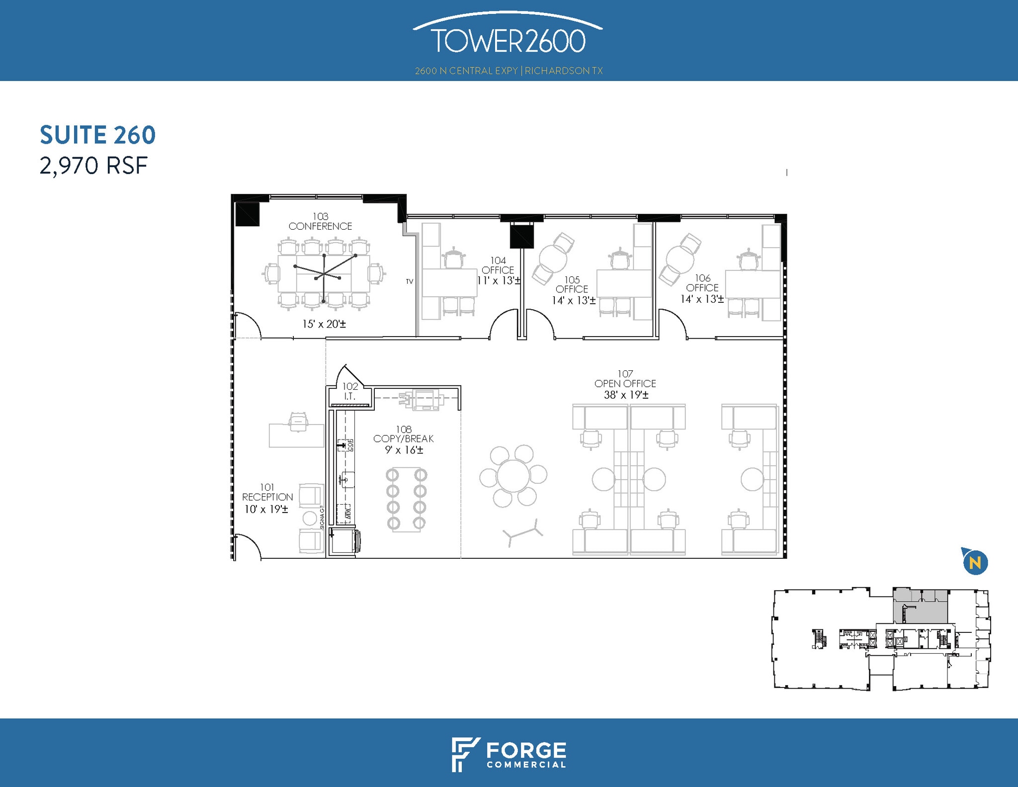 2600 N Central Expy, Richardson, TX for lease Floor Plan- Image 1 of 1
