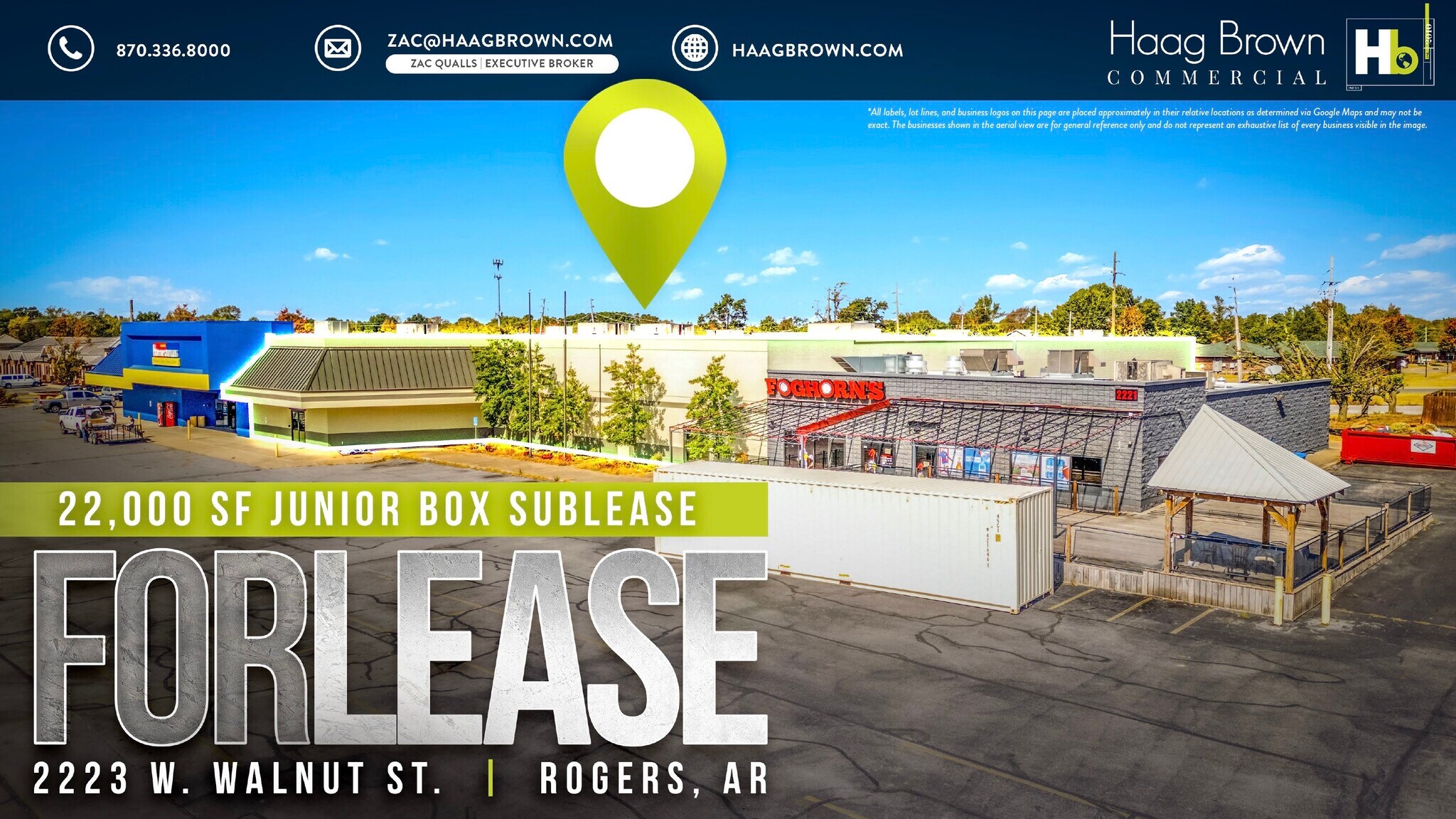 2223 W Walnut St, Rogers, AR for lease Building Photo- Image 1 of 4