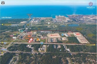 1605 Adler Cir, Portage, IN - AERIAL  map view