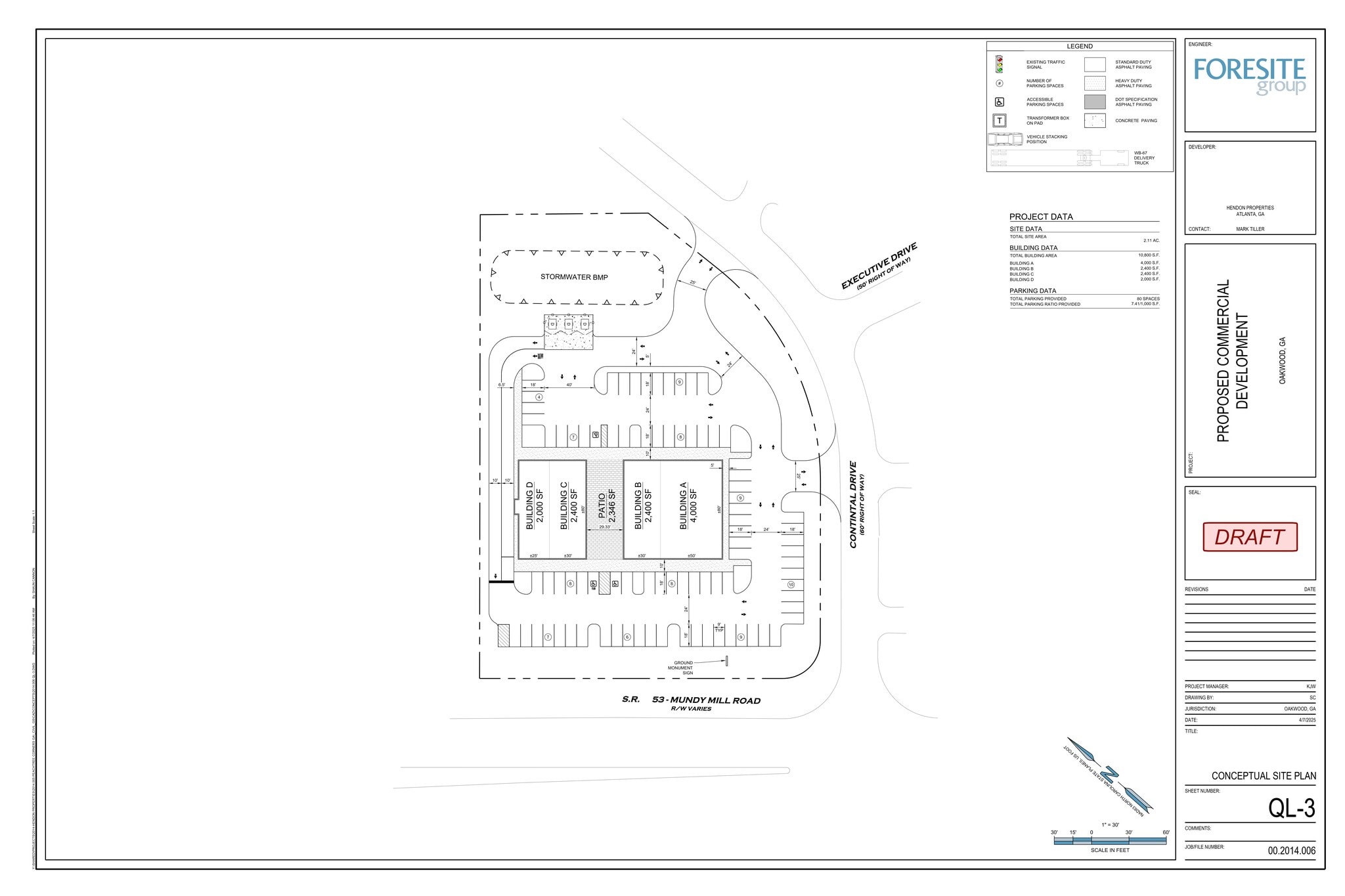 4060 Mundy Mill Rd, Oakwood, GA for lease Site Plan- Image 1 of 4