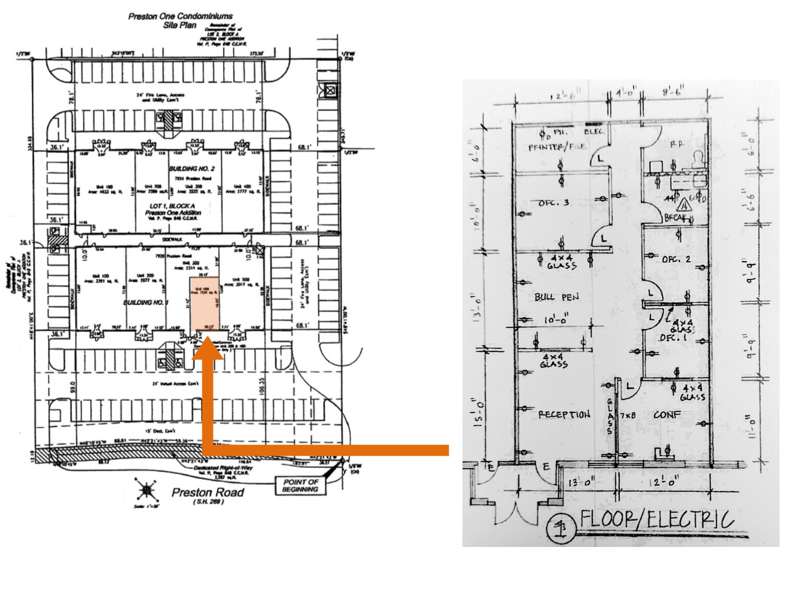 7920 Preston Rd, Plano, TX à louer Plan d’étage- Image 1 de 9