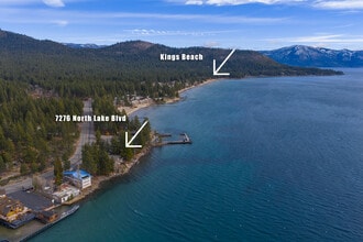 7276 N Lake Blvd, Tahoe Vista, CA - Aérien  Vue de la carte