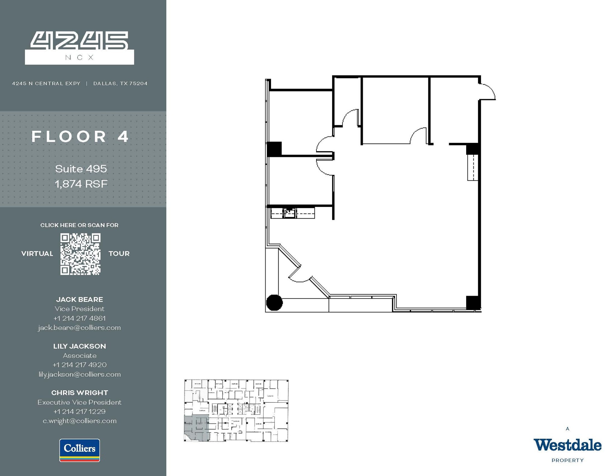 4245 N Central Expy, Dallas, TX for lease Floor Plan- Image 1 of 1