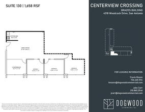 4538 Centerview Dr, San Antonio, TX à louer Plan d  tage- Image 1 de 1