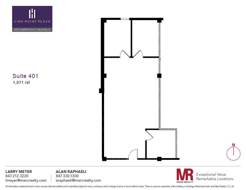 4415 W Harrison St, Hillside, IL for lease Floor Plan- Image 1 of 1