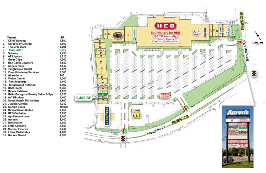 2000 Slaughter Ln W, Austin, TX for lease - Building Photo - Image 2 of 6