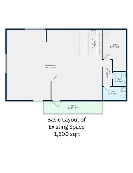 216 E Poplar St, Rogers, AR for lease - Floor Plan - Image 1 of 30