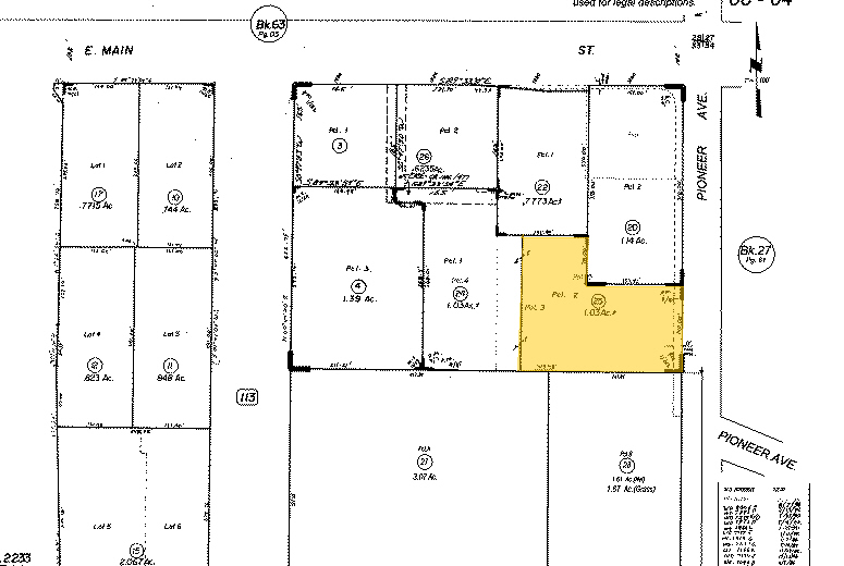 420 Pioneer Ave, Woodland, CA à vendre Plan cadastral- Image 1 de 1