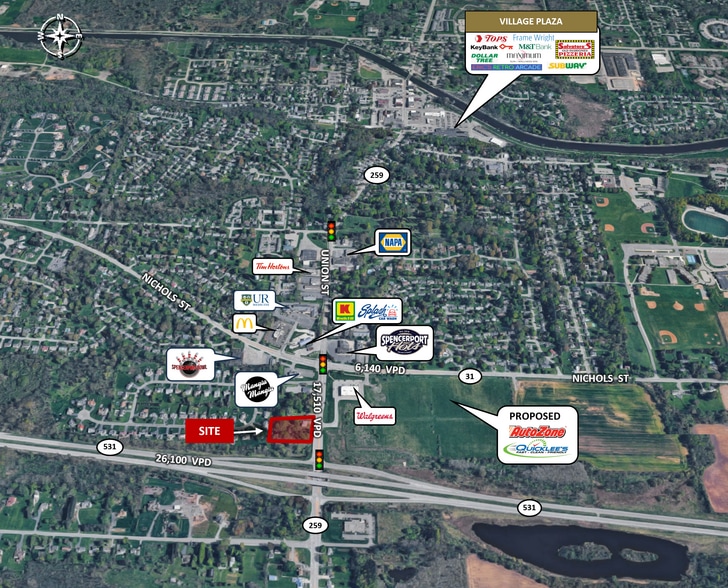 2285 S Union St, Spencerport, NY for sale - Aerial - Image 3 of 3