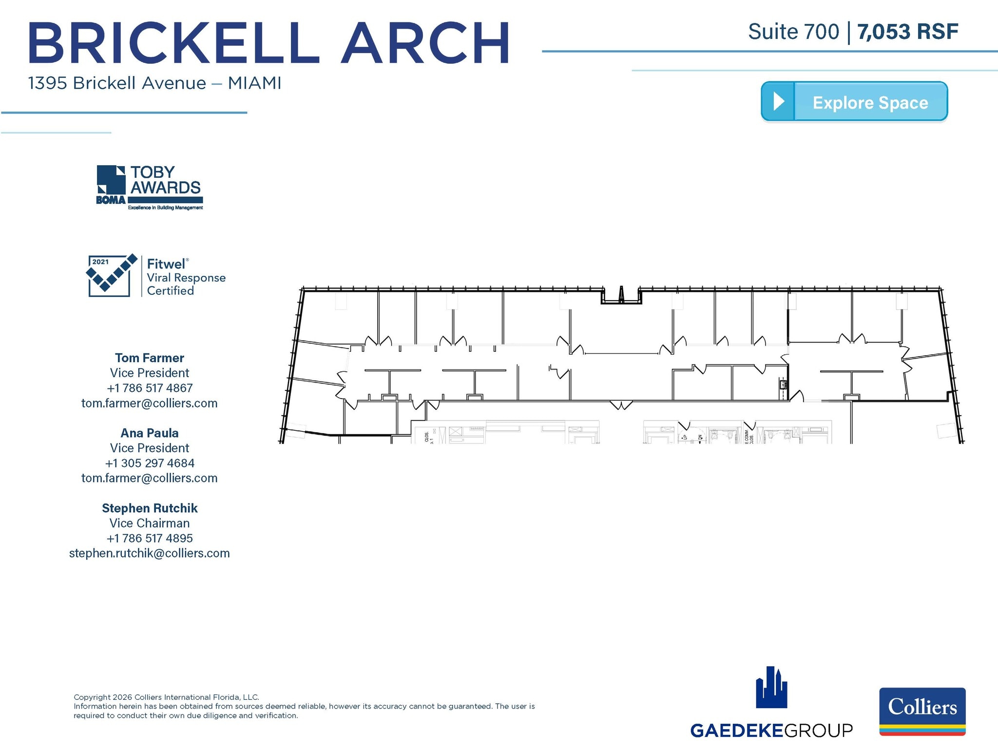1395 Brickell Ave, Miami, FL for lease Interior Photo- Image 1 of 1