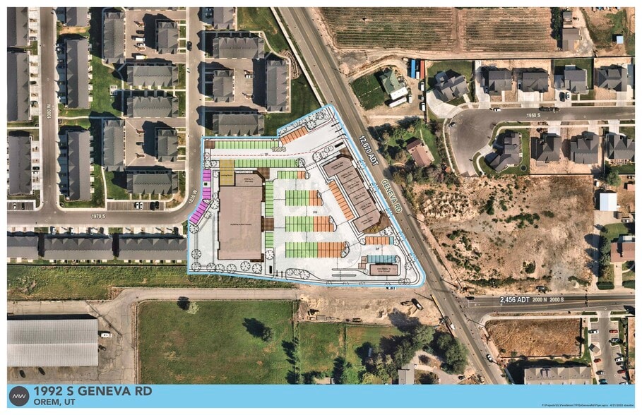 1992 Geneva rd, Orem, UT for lease - Site Plan - Image 2 of 3