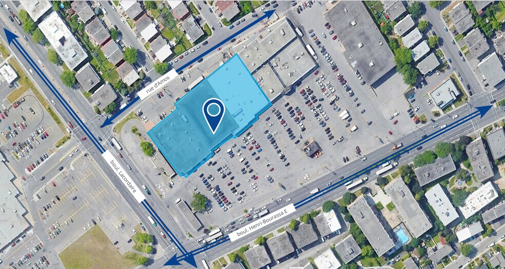 5580-5636 Boul Henri-Bourassa E, Montréal, QC à louer - Photo du bâtiment - Image 2 de 4