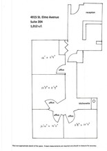 4915 St. Elmo Ave, Bethesda, MD for lease Floor Plan- Image 1 of 1