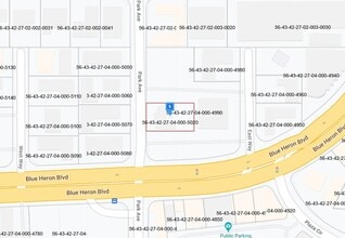 1200 E Blue Heron Blvd, West Palm Beach, FL - Aérien Vue de la carte