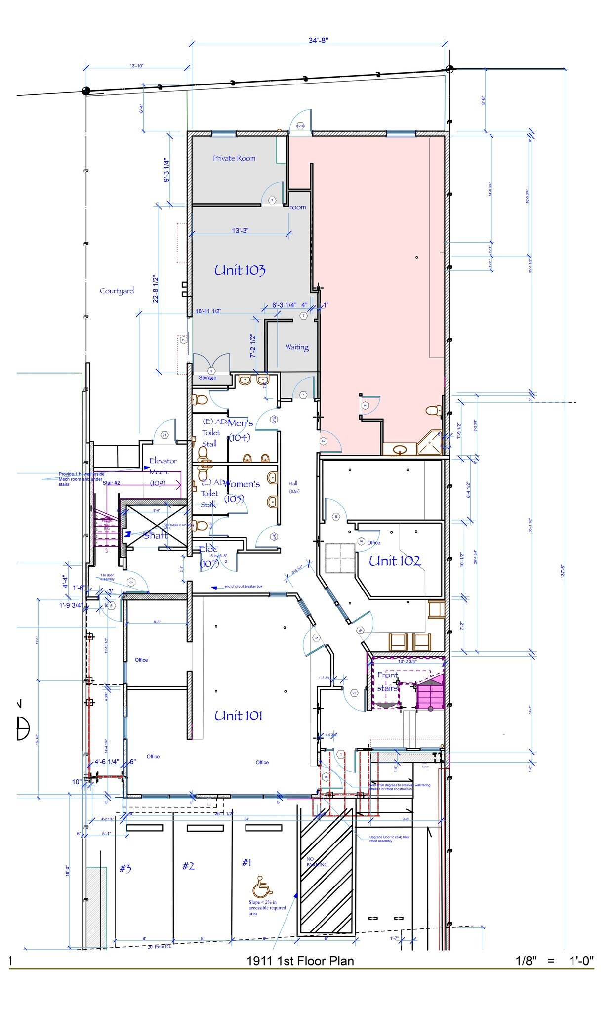 1911-1913 Addison St, Berkeley, CA for lease Site Plan- Image 1 of 10