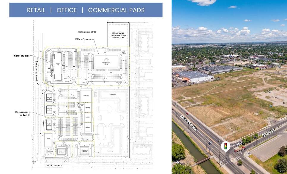 2095 S Holmes Ave, Idaho Falls, ID à louer - Plan de site - Image 2 de 4