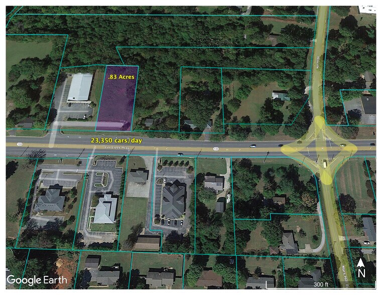 726 Cox Creek Pky, Florence, AL for sale - Aerial - Image 2 of 3