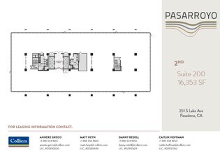 225 S Lake Ave, Pasadena, CA for lease Floor Plan- Image 1 of 1
