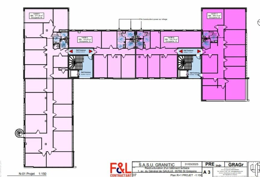Bureau dans Saint-Grégoire à vendre - Plan d’étage - Image 2 de 2