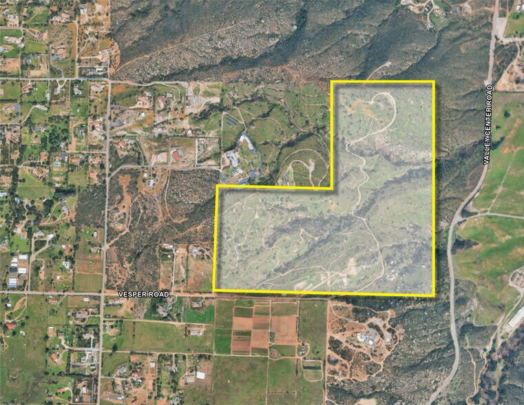 16556 Vesper Rd, Valley Center, CA à vendre - Aérien - Image 2 de 7