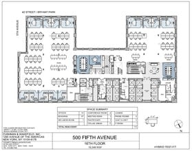 500 Fifth Ave, New York, NY for lease Floor Plan- Image 2 of 9