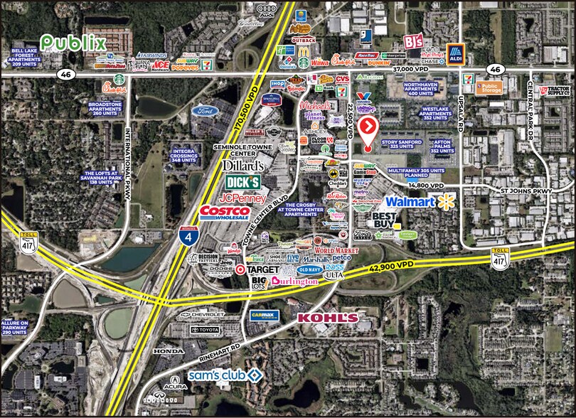 Rinehart Rd & St. Johns Pkwy, Sanford, FL à louer - Photo du bâtiment - Image 2 de 4