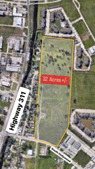 Plus de détails pour 298-300 S Hollywood Rd, Houma, LA - Terrain à vendre